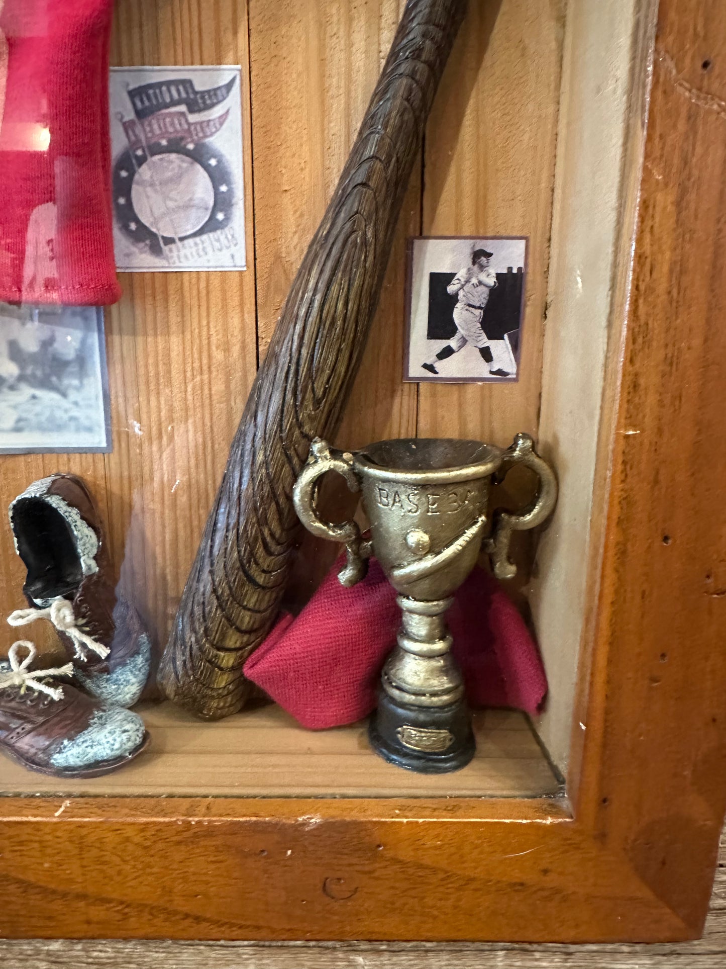 Baseball Themed Shadow Box
