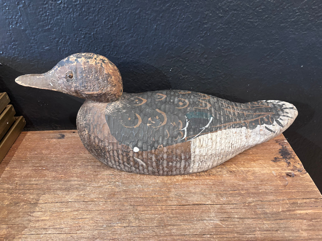 Antique Painted Wood Duck Decoy
