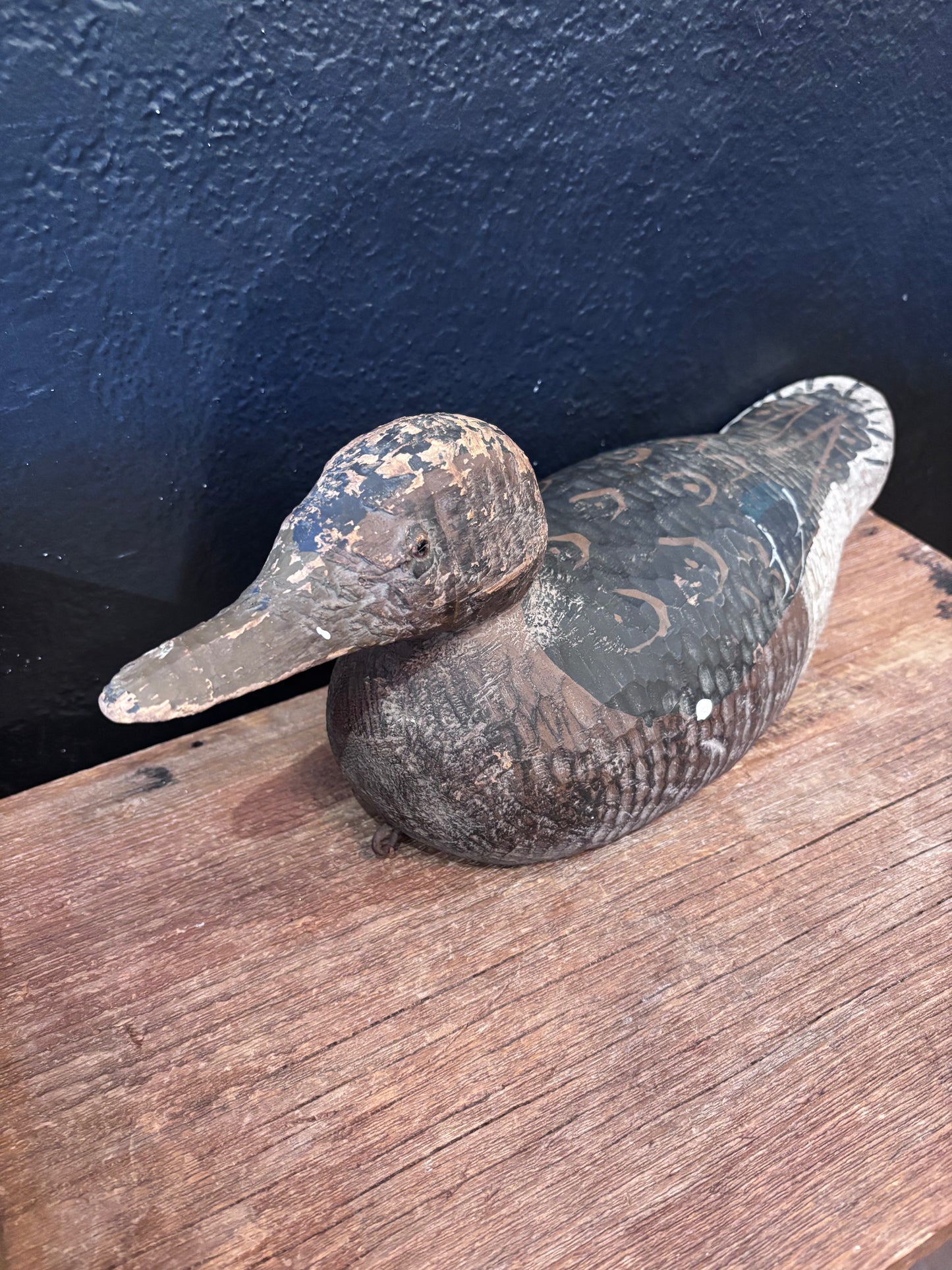 Antique Painted Wood Duck Decoy