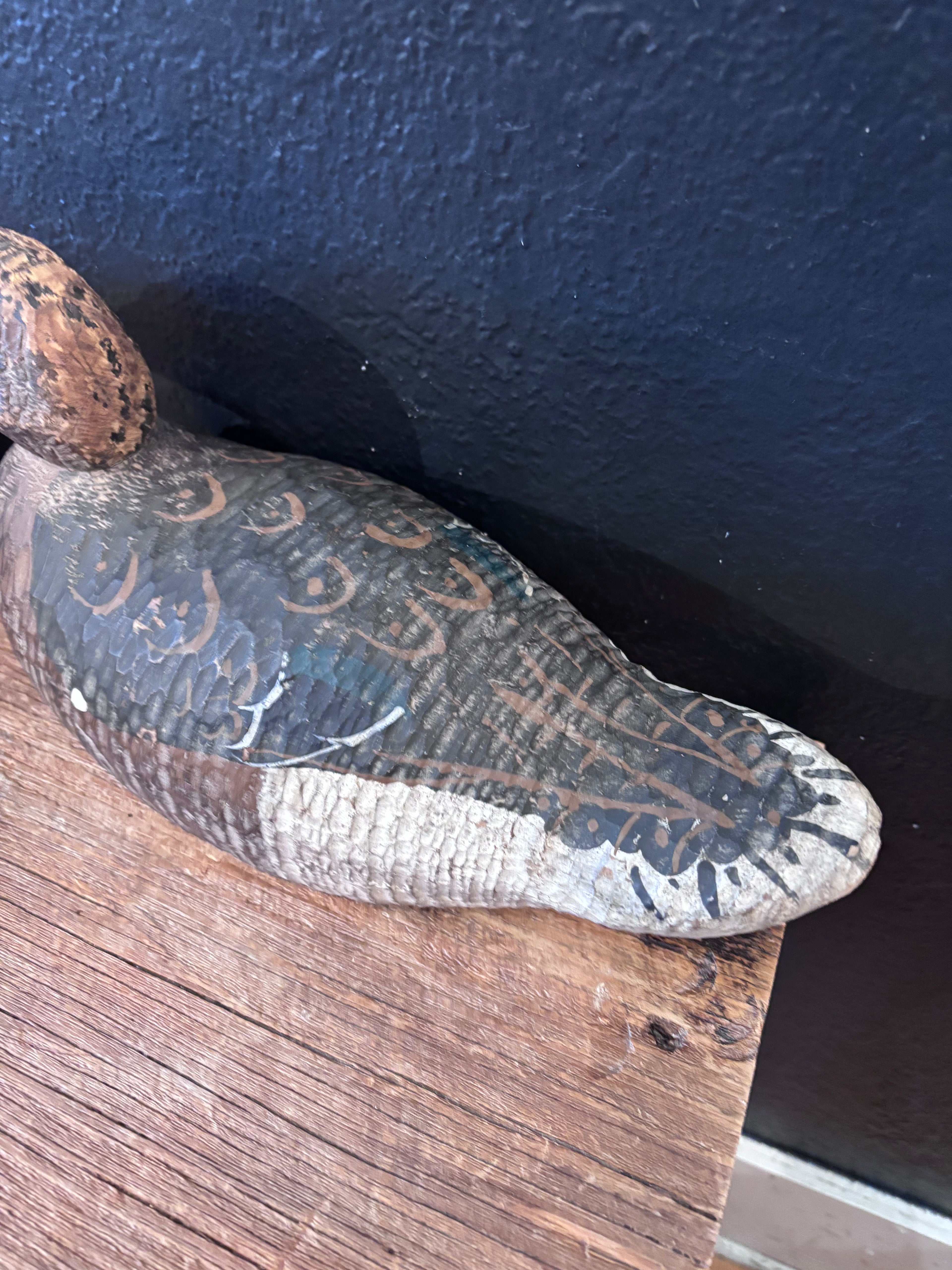 Antique Painted Wood Duck Decoy