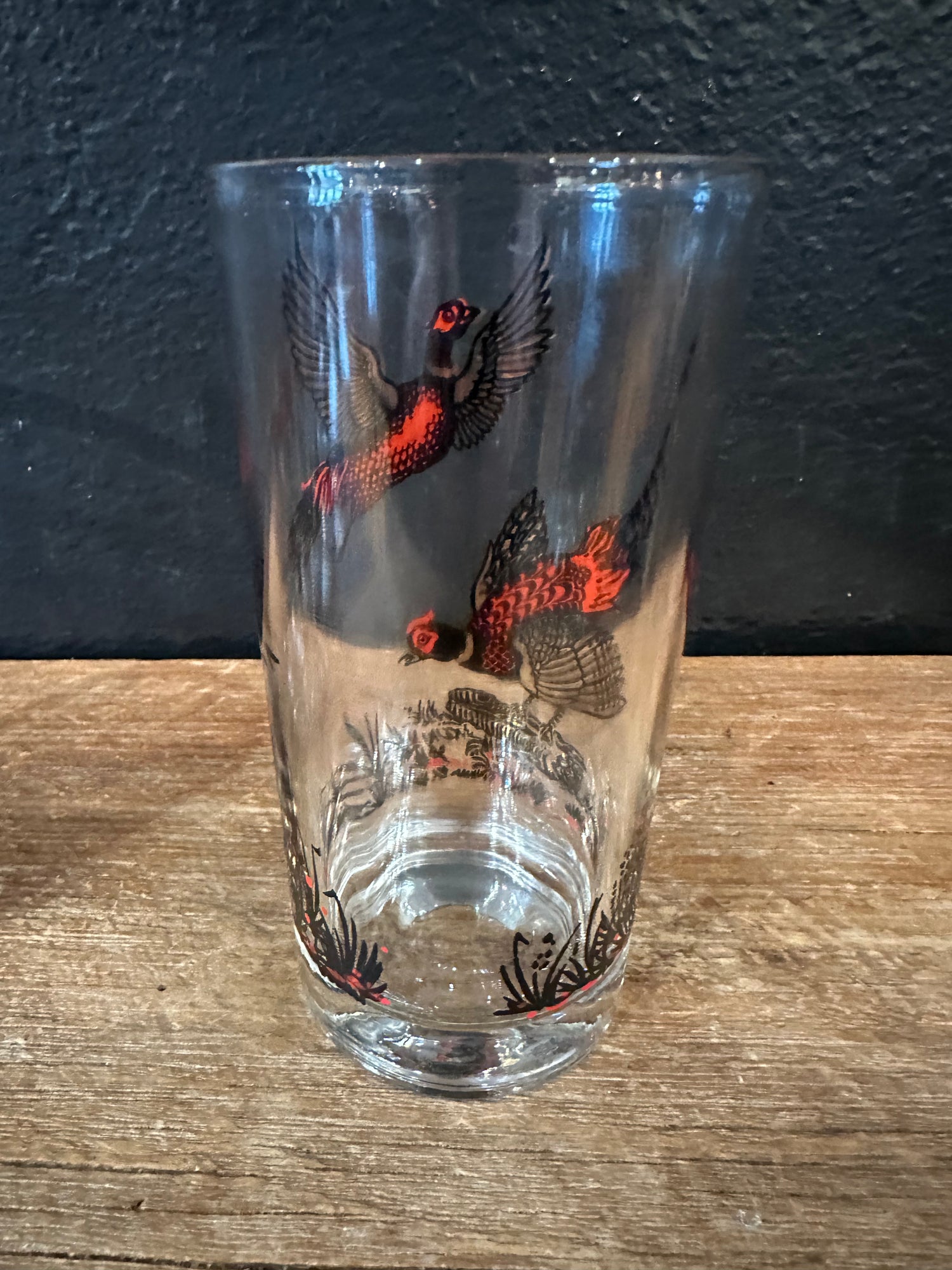 Hazel Atlas Ring Necked Pheasant Tumblers | Set of 6