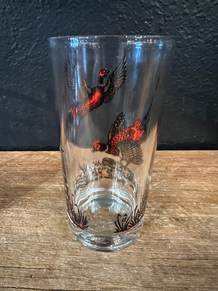 Hazel Atlas Ring Necked Pheasant Tumblers | Set of 6