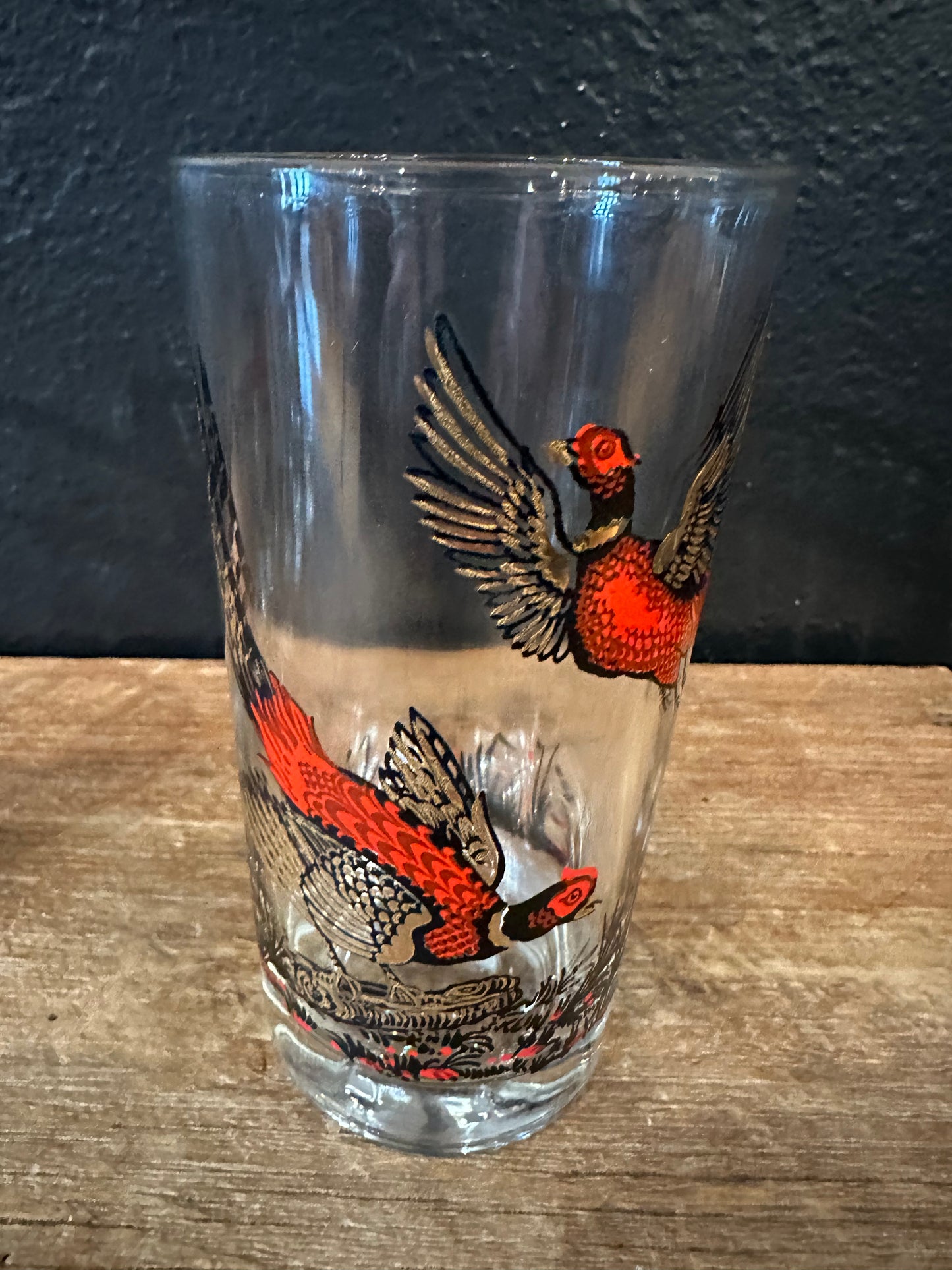 Hazel Atlas Ring Necked Pheasant Tumblers | Set of 6