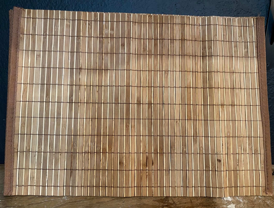 Set Of Four Bamboo Placements