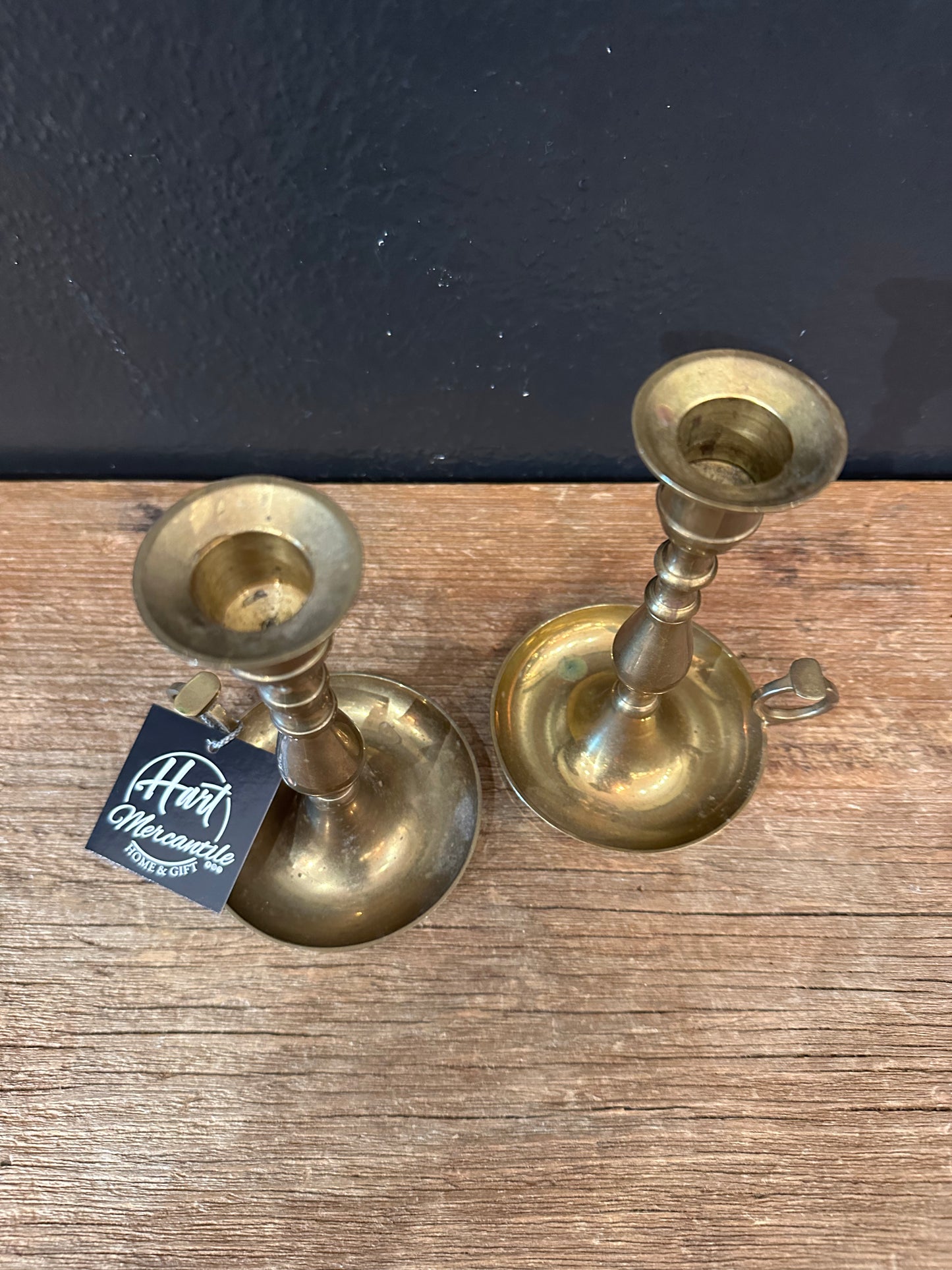 Vintage Brass Candlesticks
