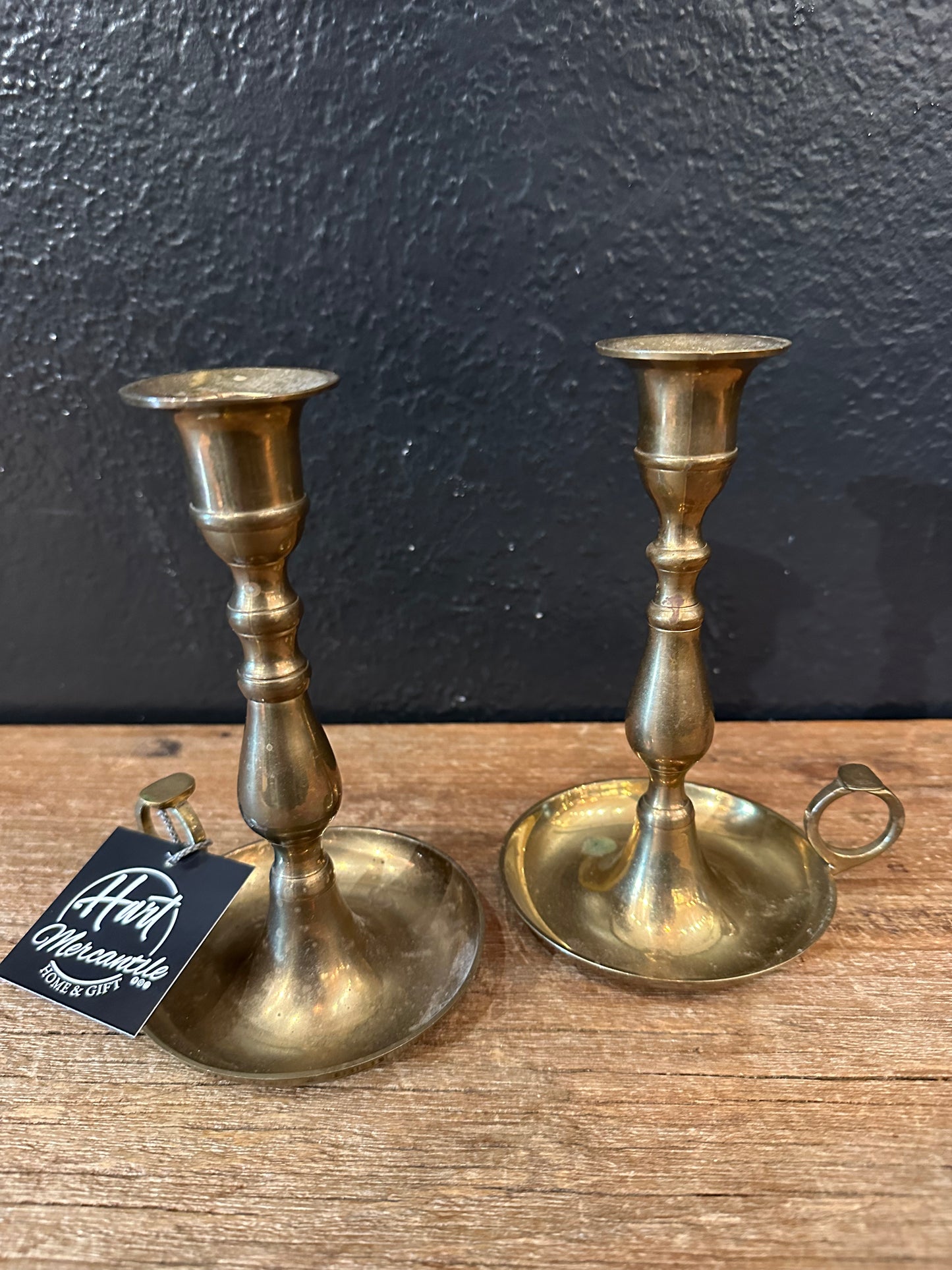Vintage Brass Candlesticks