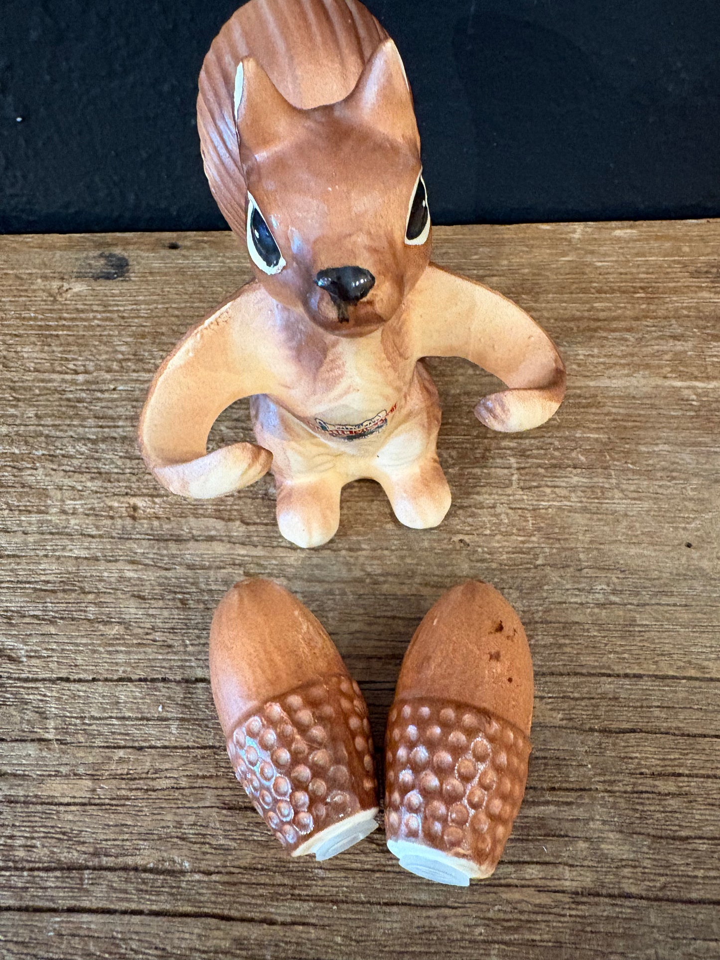Vintage Squirrel Salt & Pepper Shakers