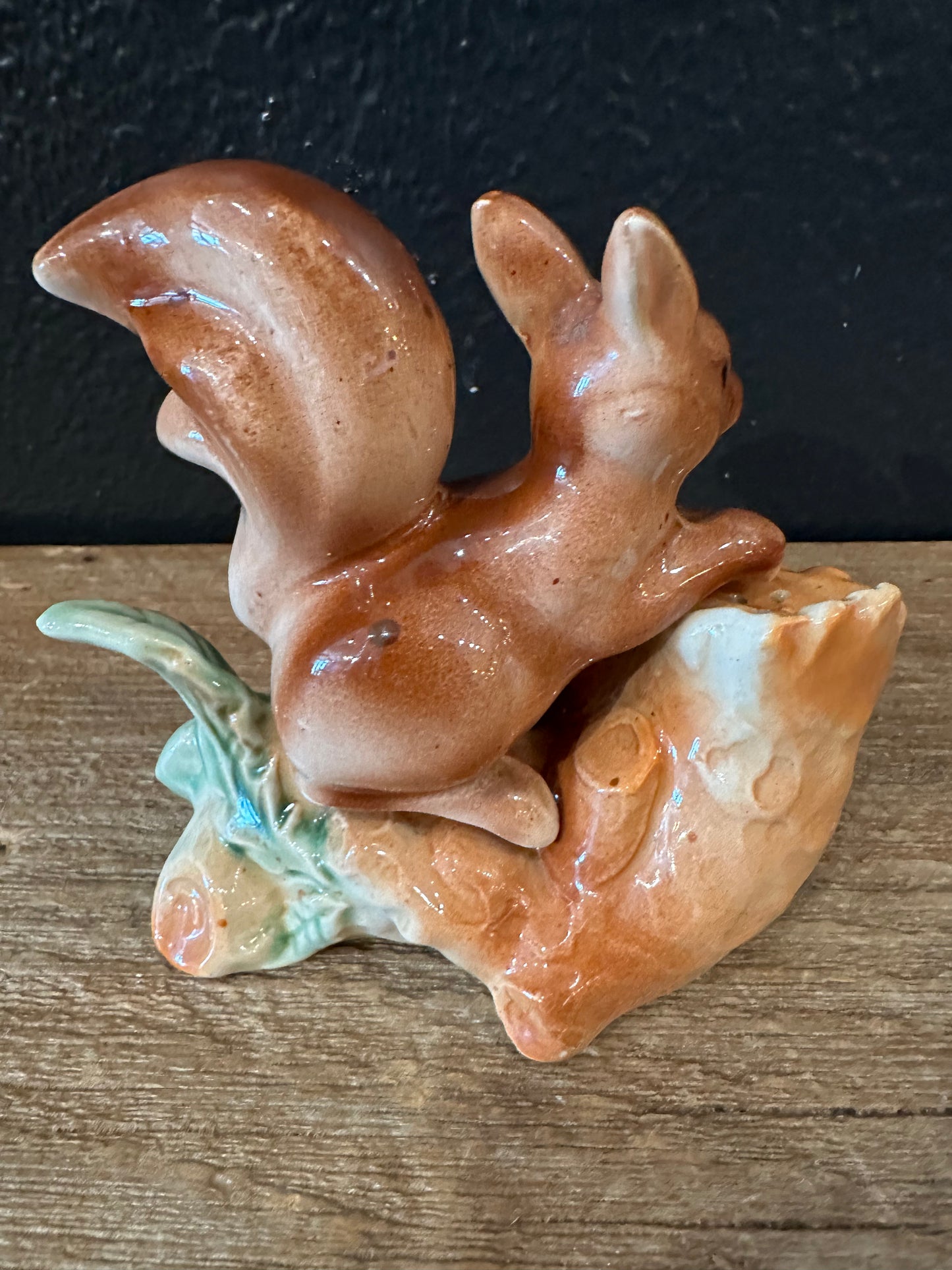 Vintage Squirrel Salt& Pepper Shaker | Sitting On Branch