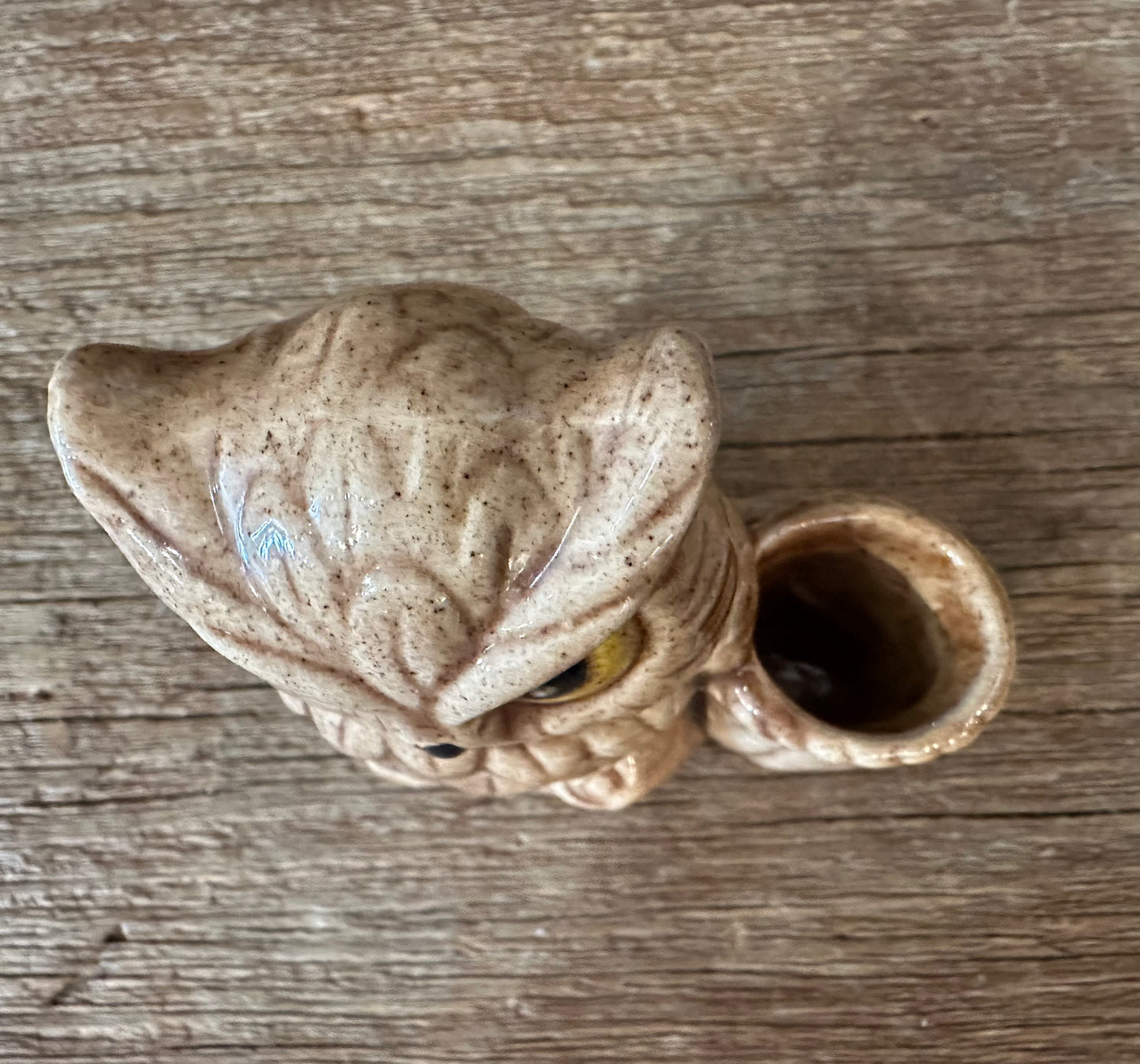 Vintage Owl Toothpick Holder