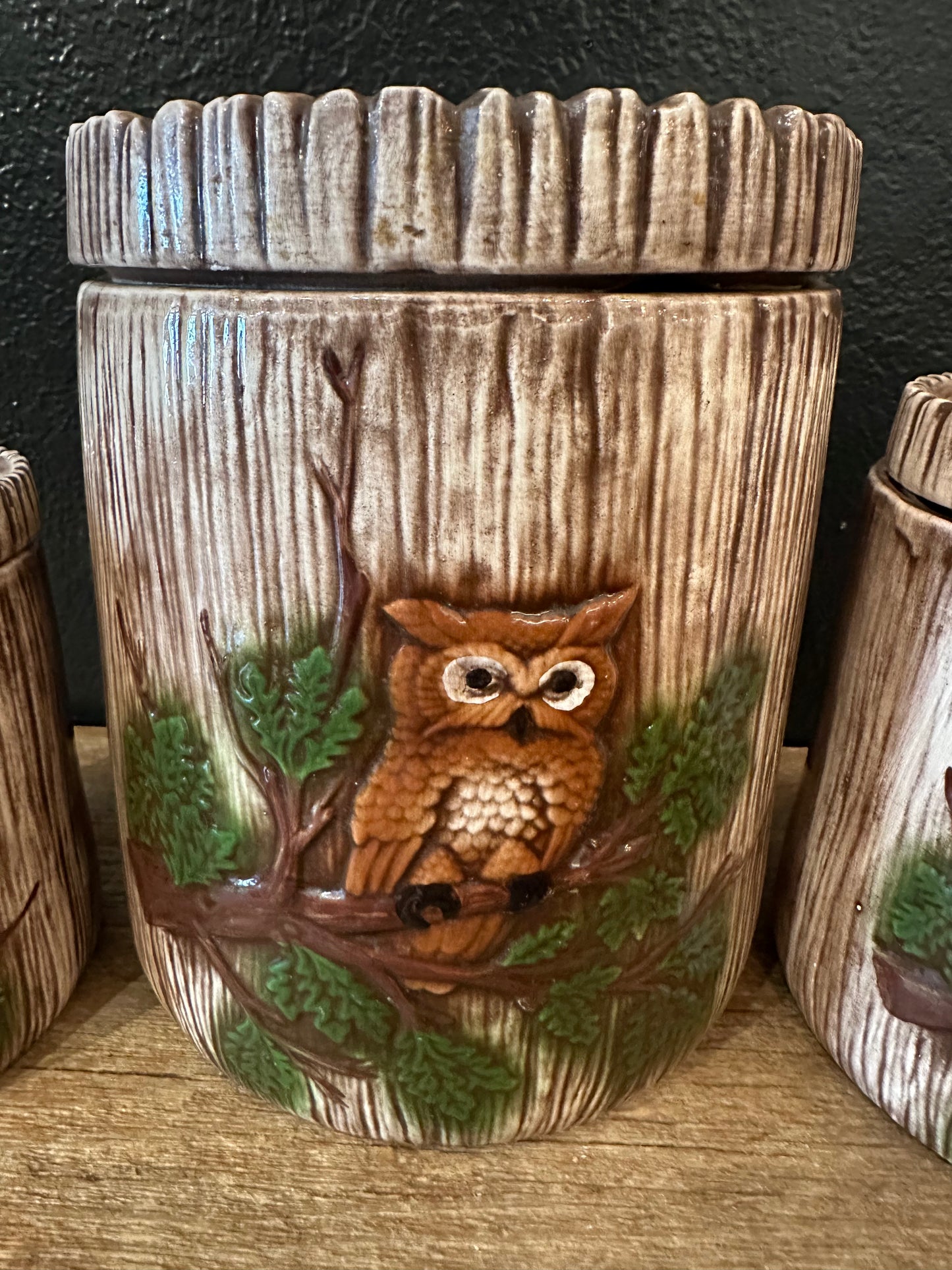 Vintage Owl Canister
