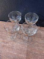 Libbey Gold Leaves Cordial Glasses|Set of 4