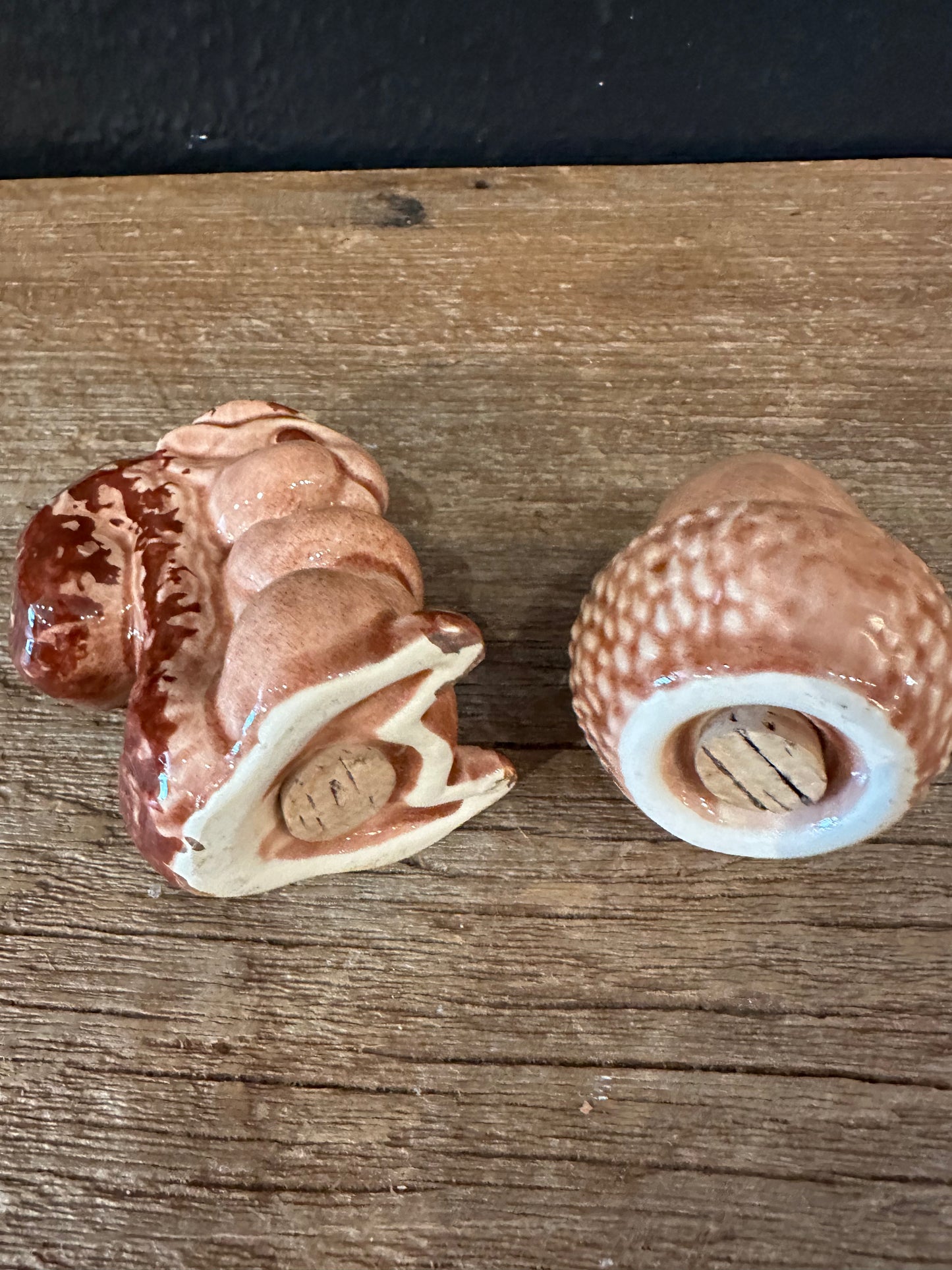 Vintage Squirrel Salt & Pepper Set