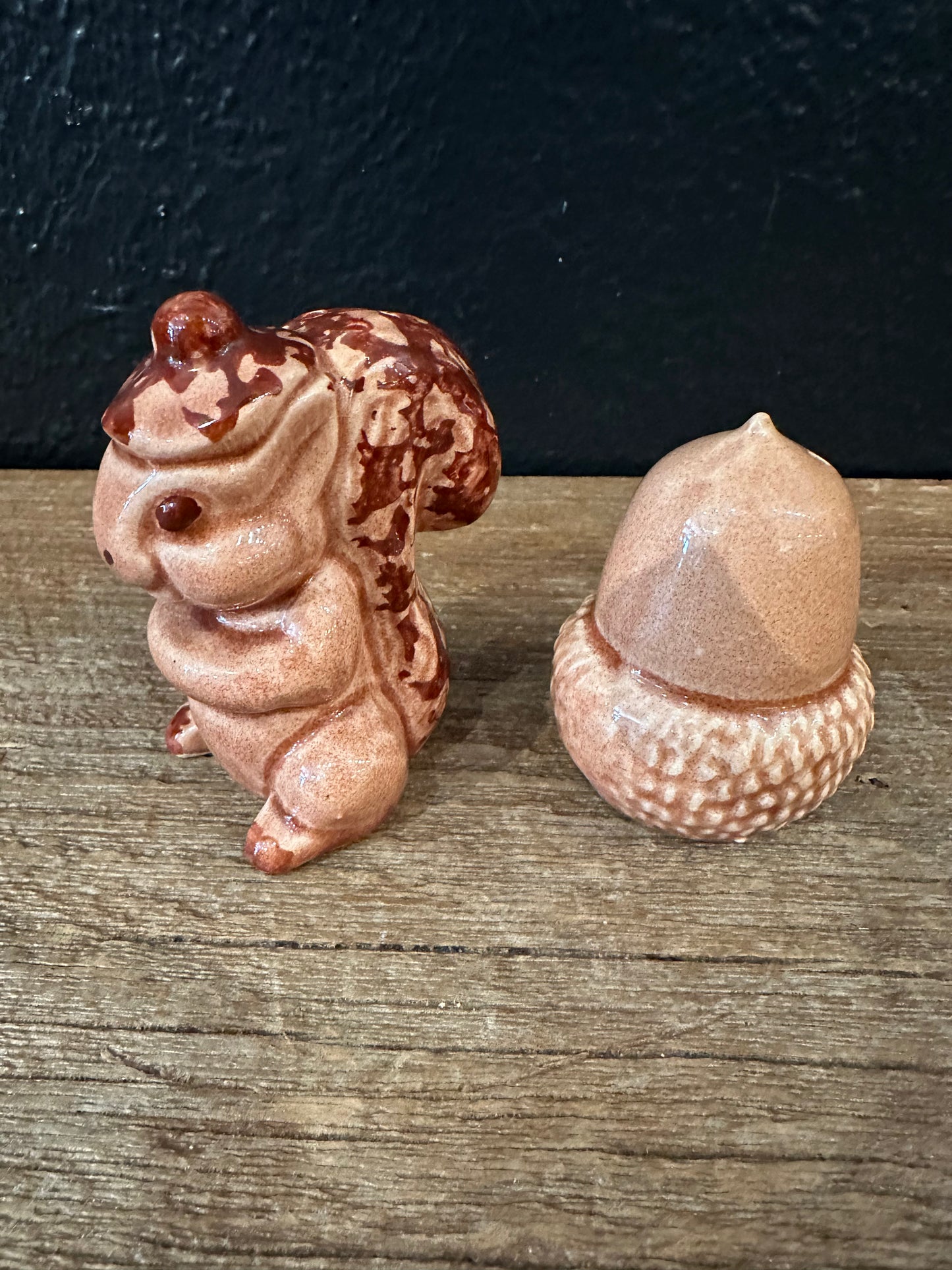 Vintage Squirrel Salt & Pepper Set