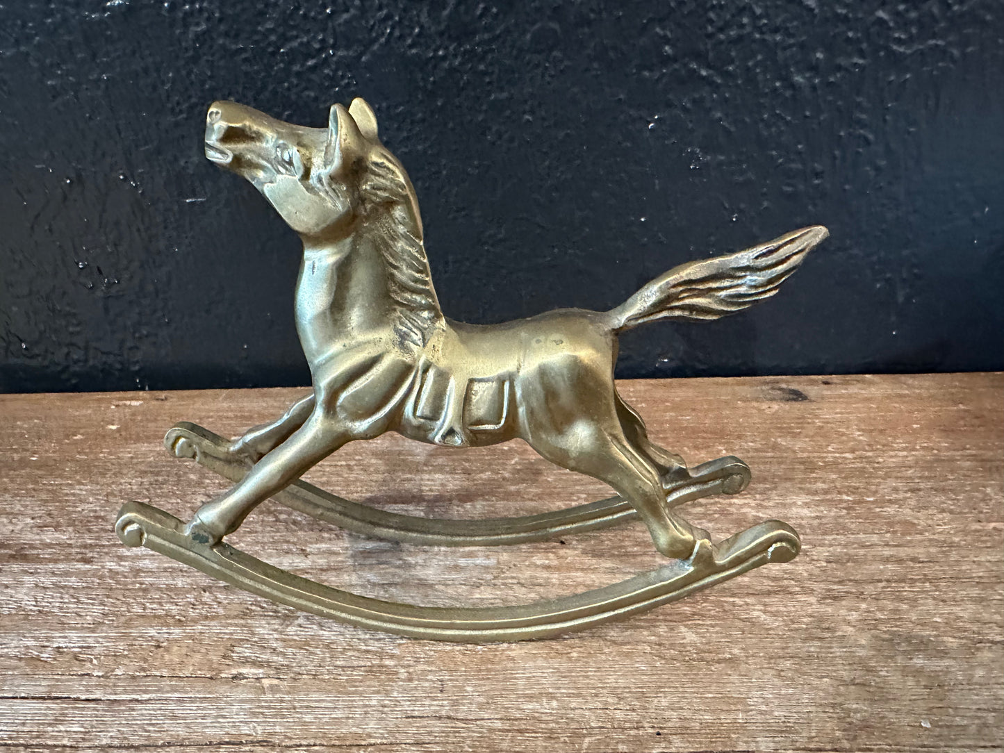 Brass Rocking Horse
