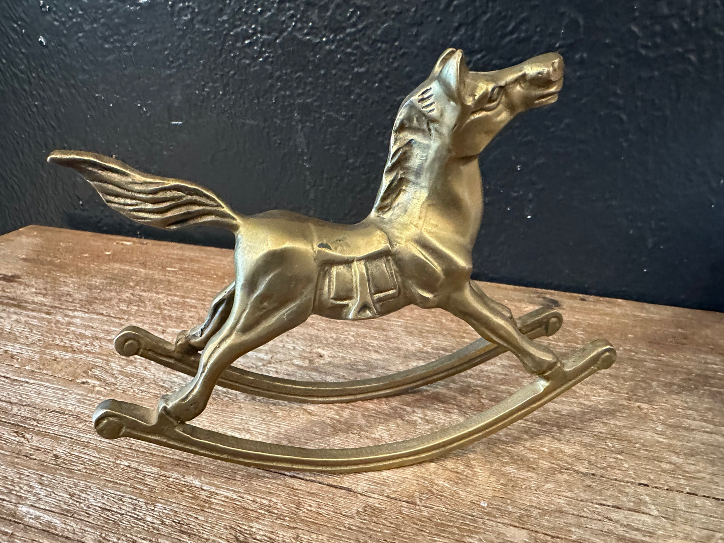 Brass Rocking Horse