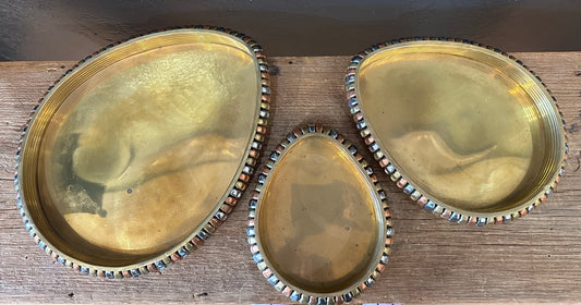 Italian Brass Nesting Trays | *Sold Separately