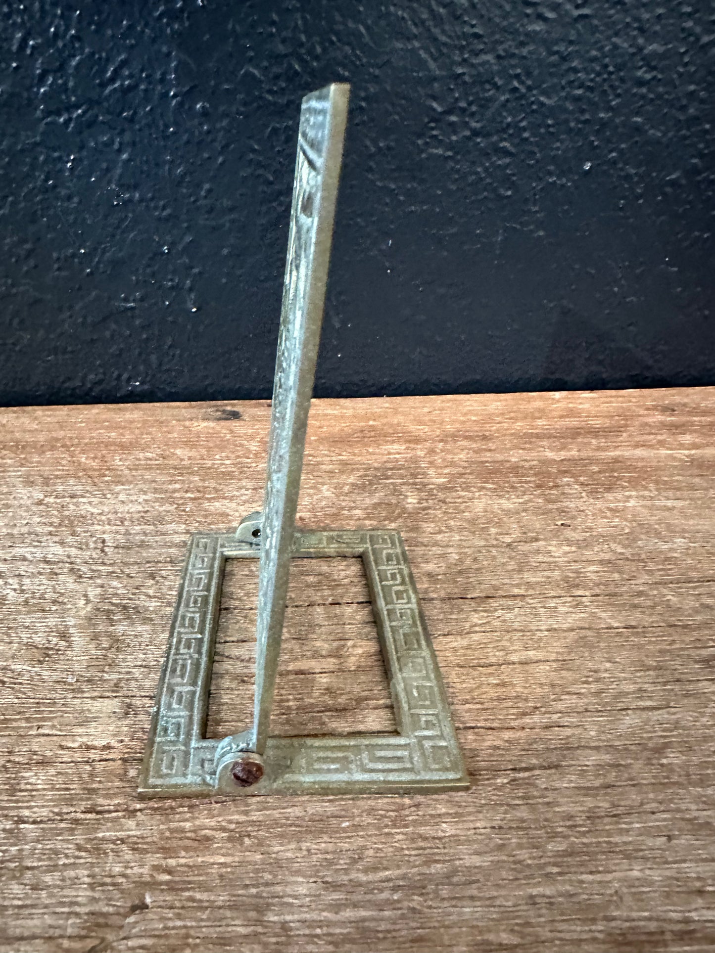 Vintage Brass Phoenix Bookend