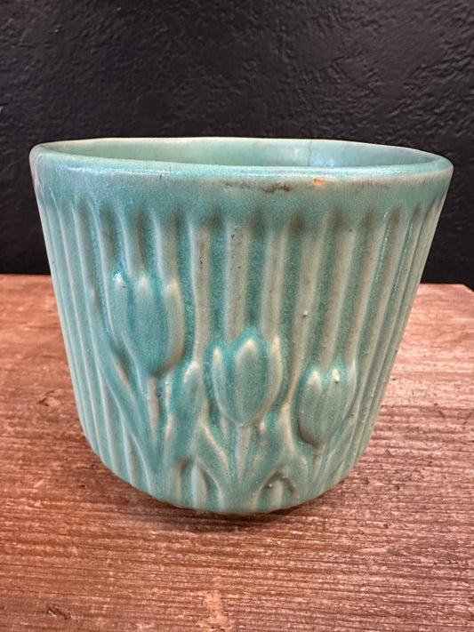 Vintage Tulip Themed Planter
