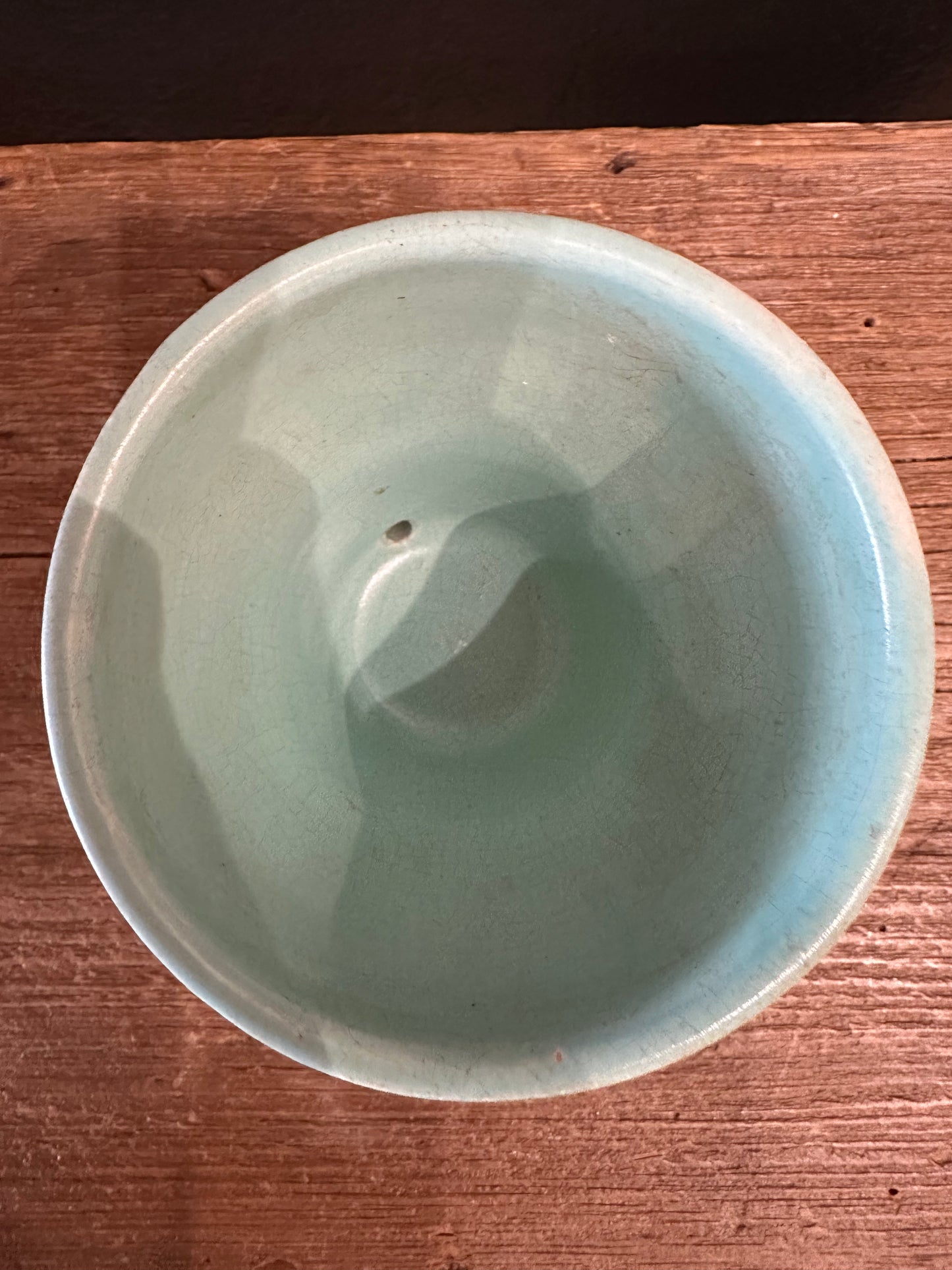 Vintage Turquoise Planter