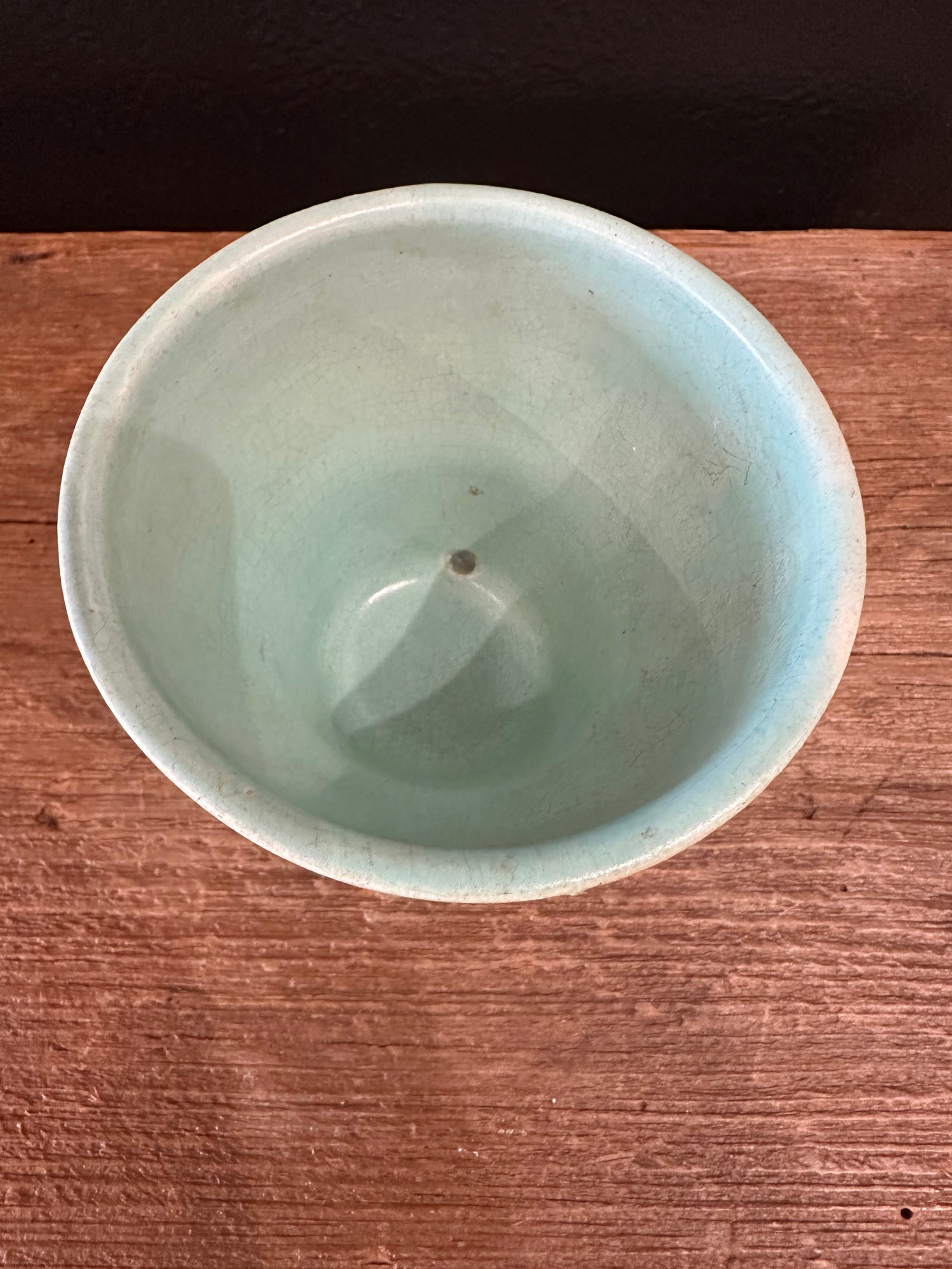 Vintage Turquoise Planter
