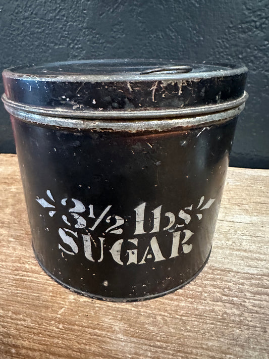 Vintage 3 1/2 Lbs Sugar Tin