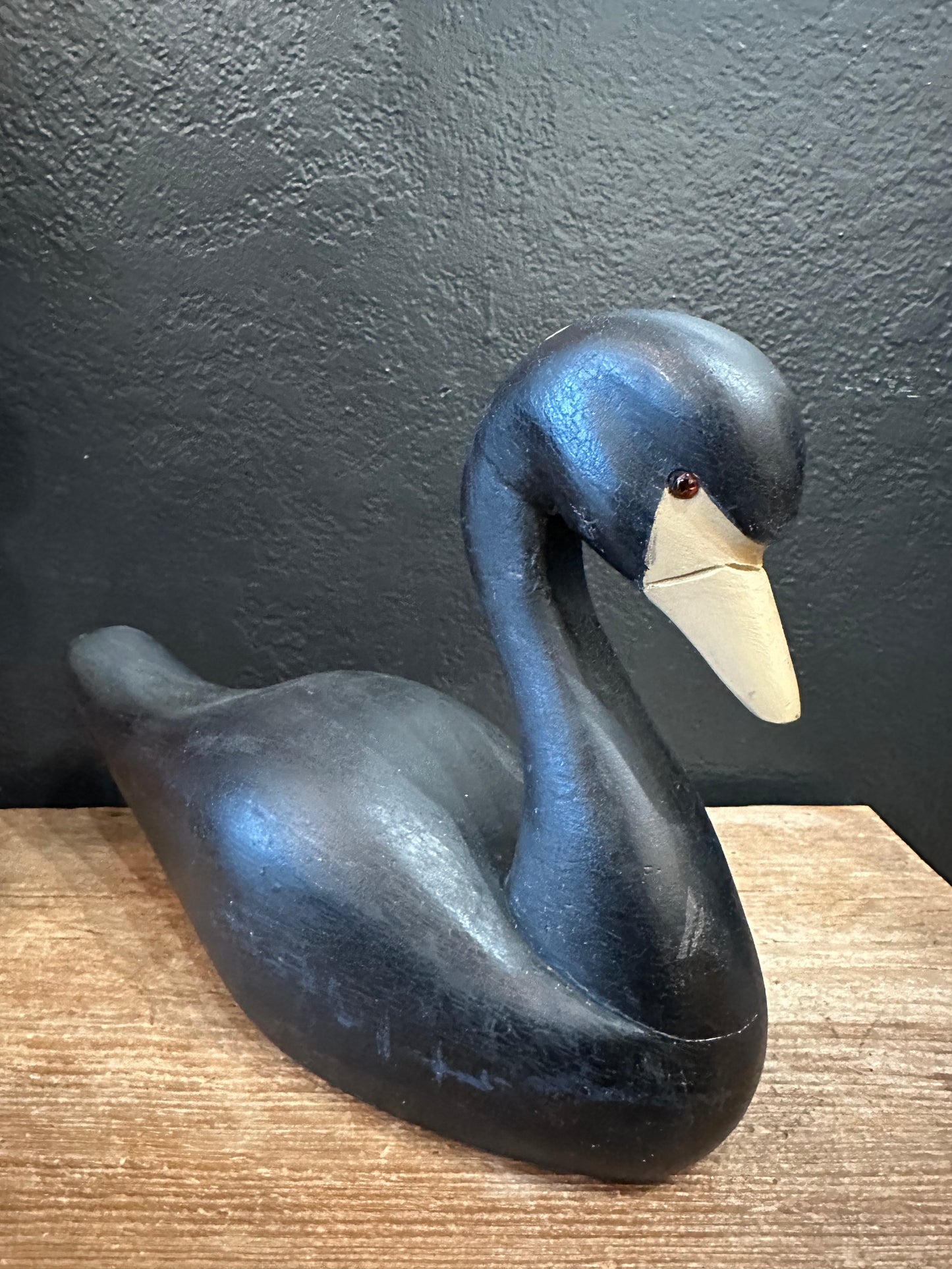 Wooden Black Swan