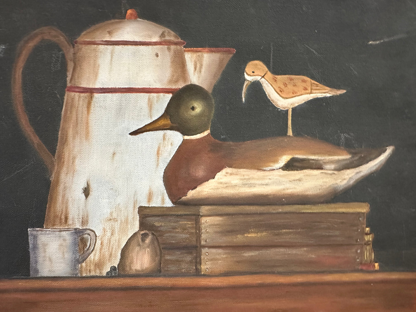 Original Duck Oil Painting
