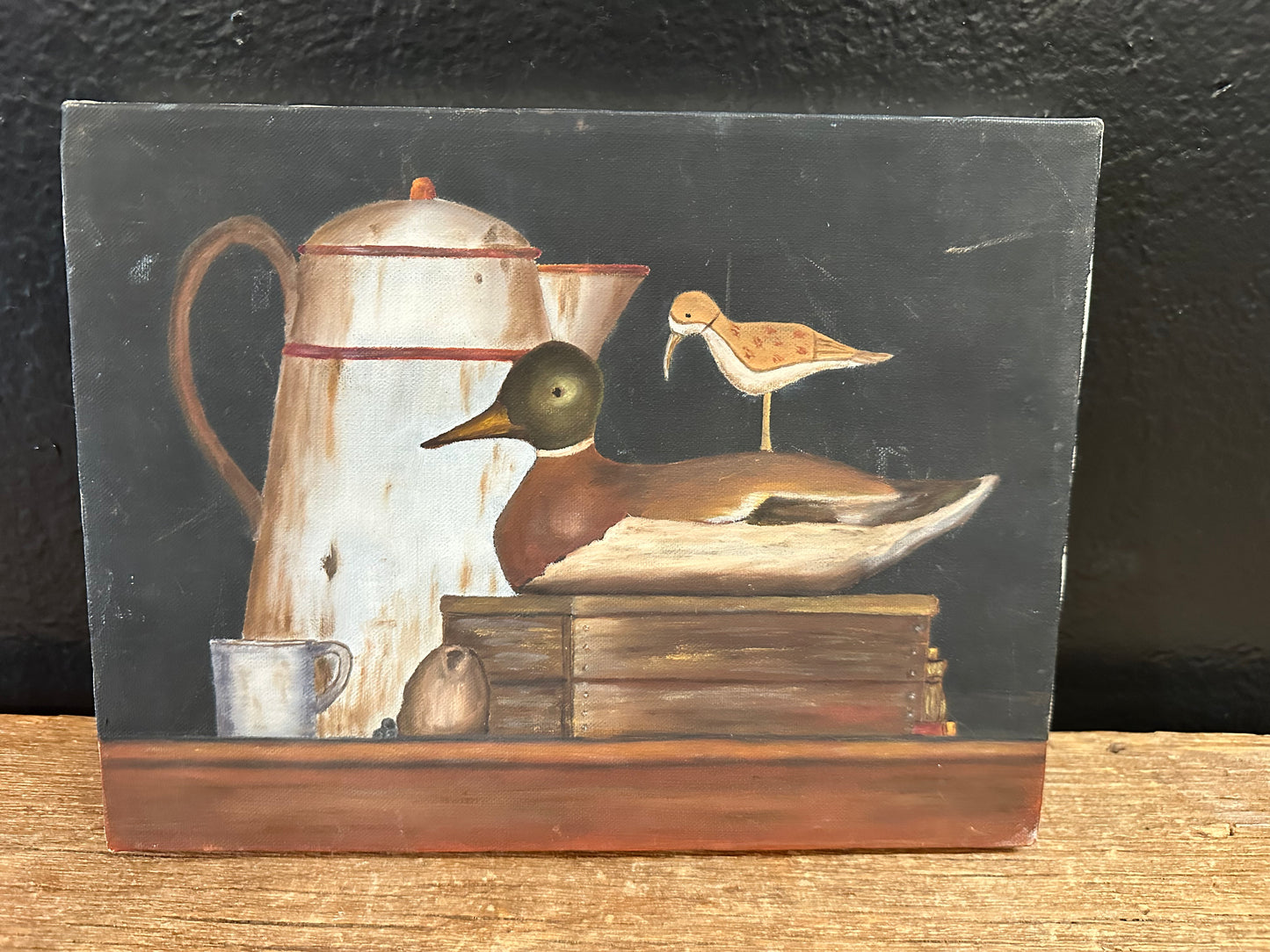 Original Duck Oil Painting