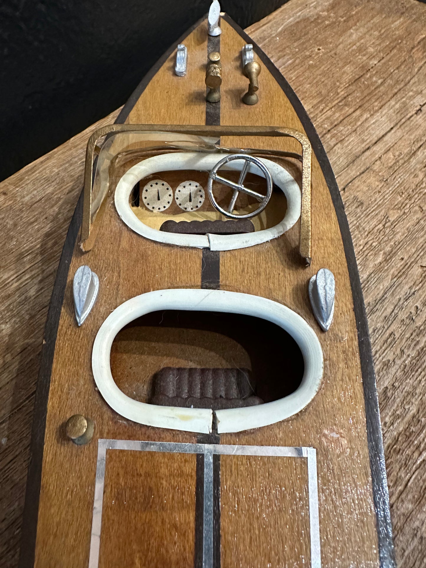 Handcrafted Wooden Model Boat