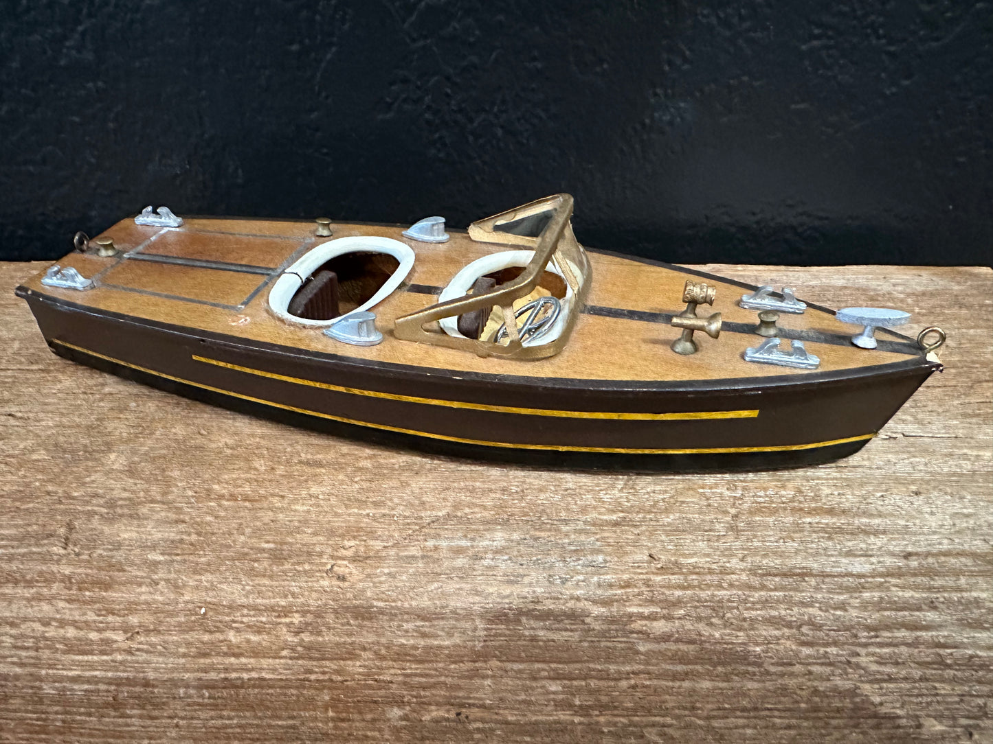 Handcrafted Wooden Model Boat