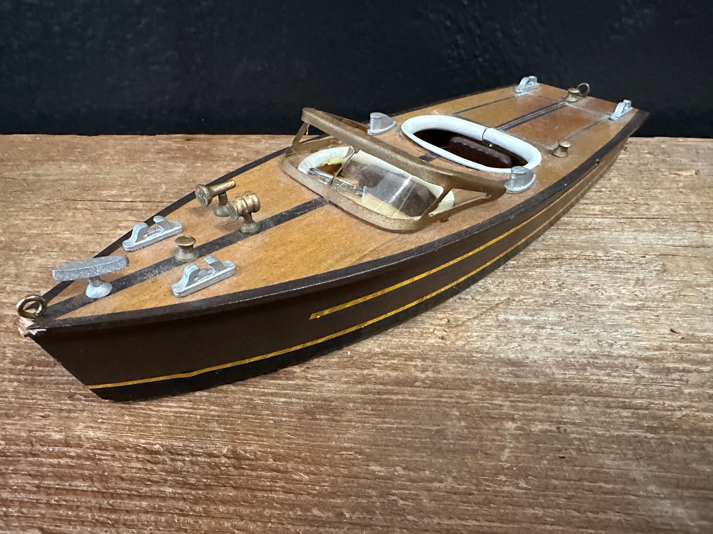 Handcrafted Wooden Model Boat