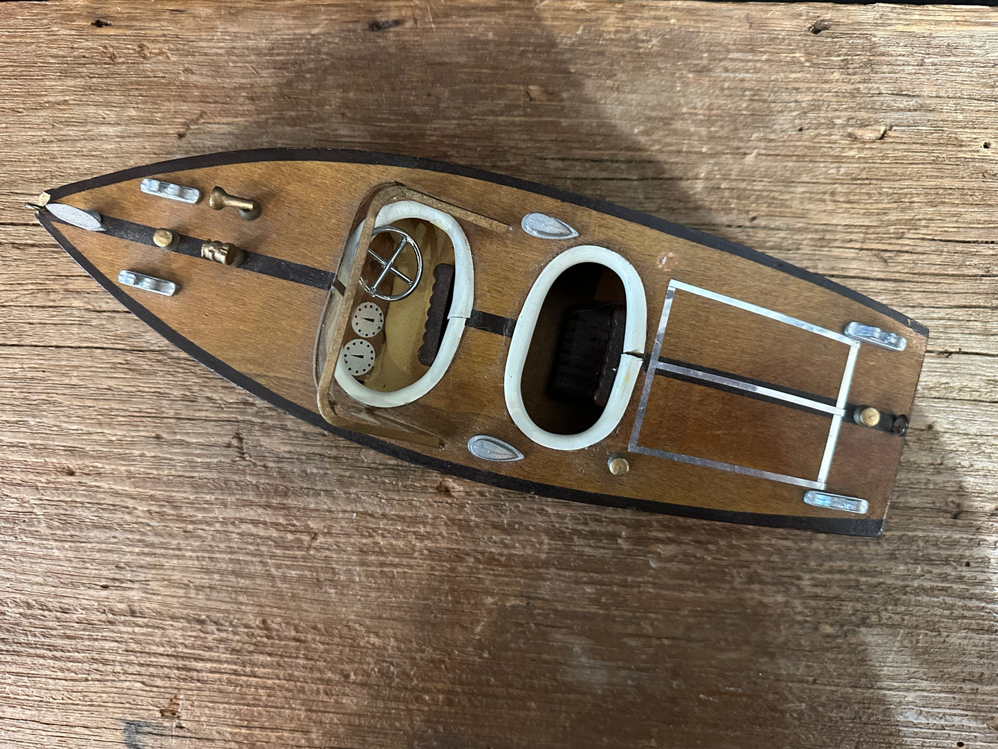 Handcrafted Wooden Model Boat