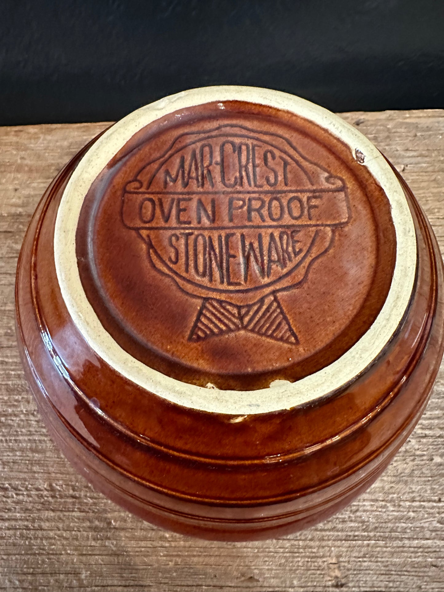 Vintage Marcrest Stoneware Bowl