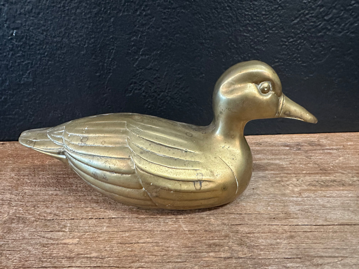 Vintage Brass Duck