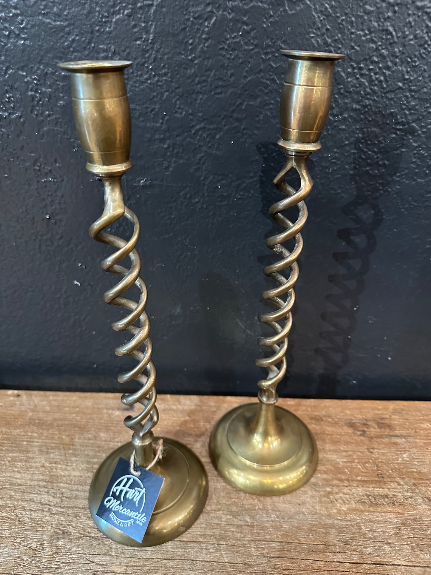 Vintage Twist Candlestick