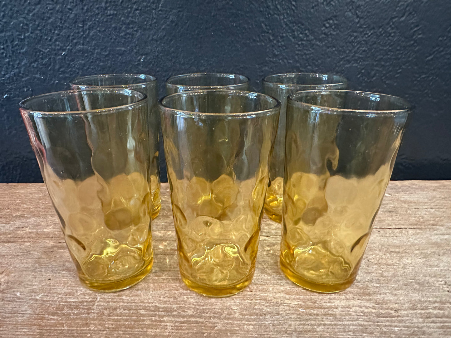 MCM Hazel Atlas Polka Dot Tumblers | Set Of Six
