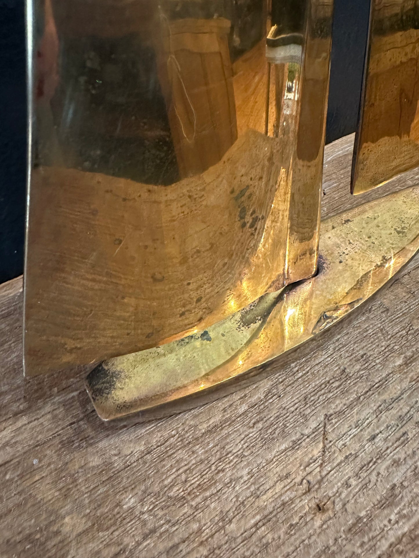 Large Brass Sailboat