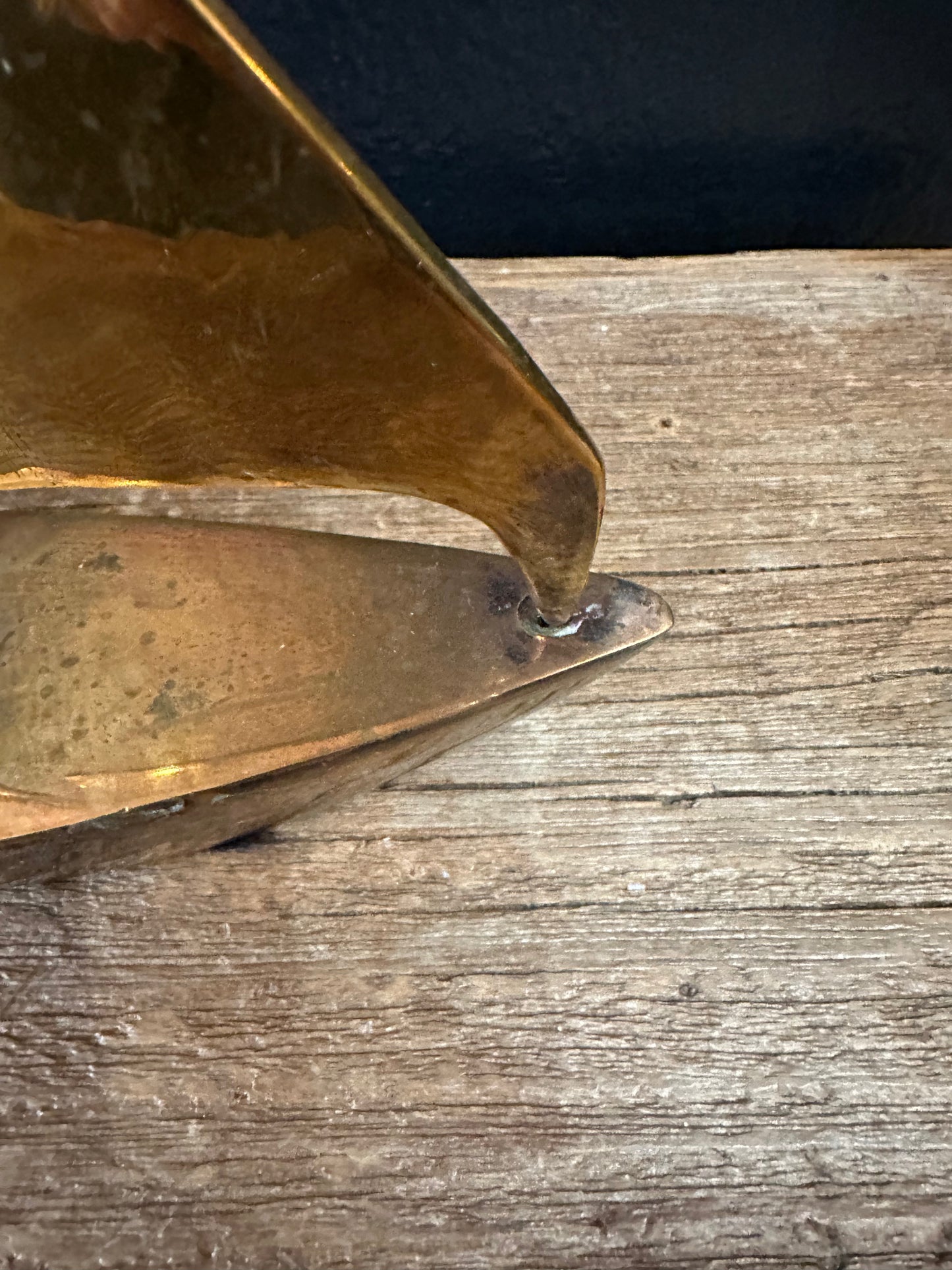 Large Brass Sailboat