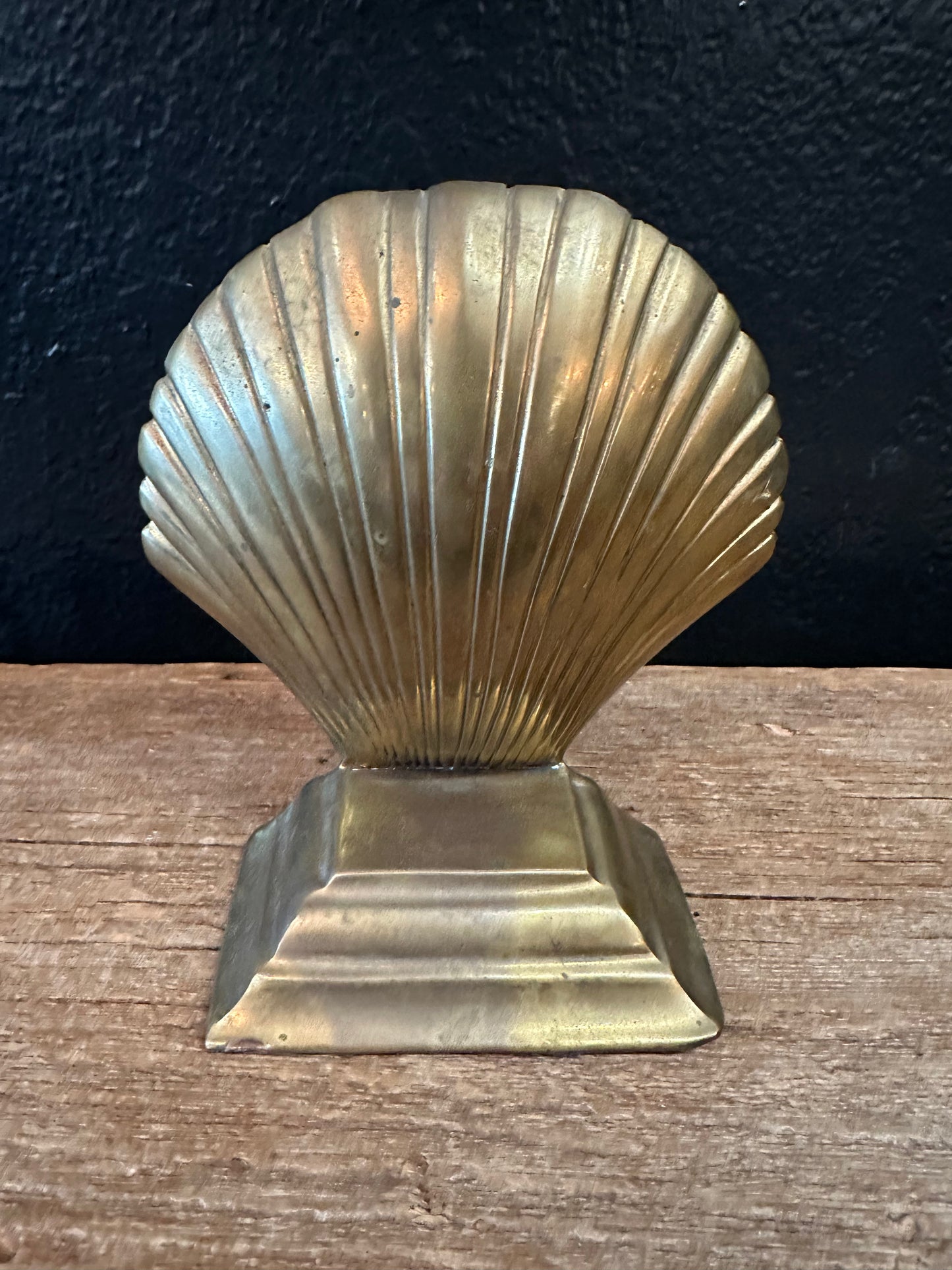 Brass Shell Bookend