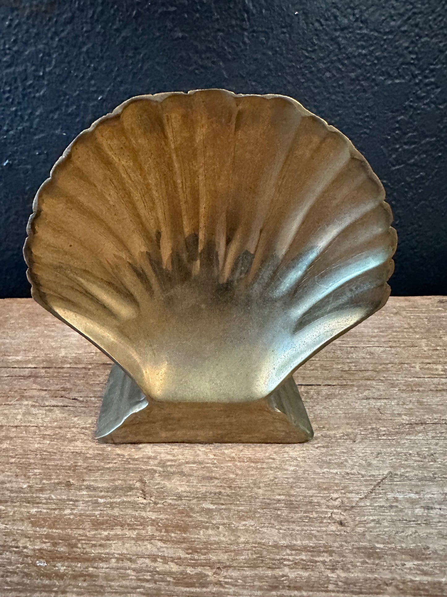 Brass Shell Bookend