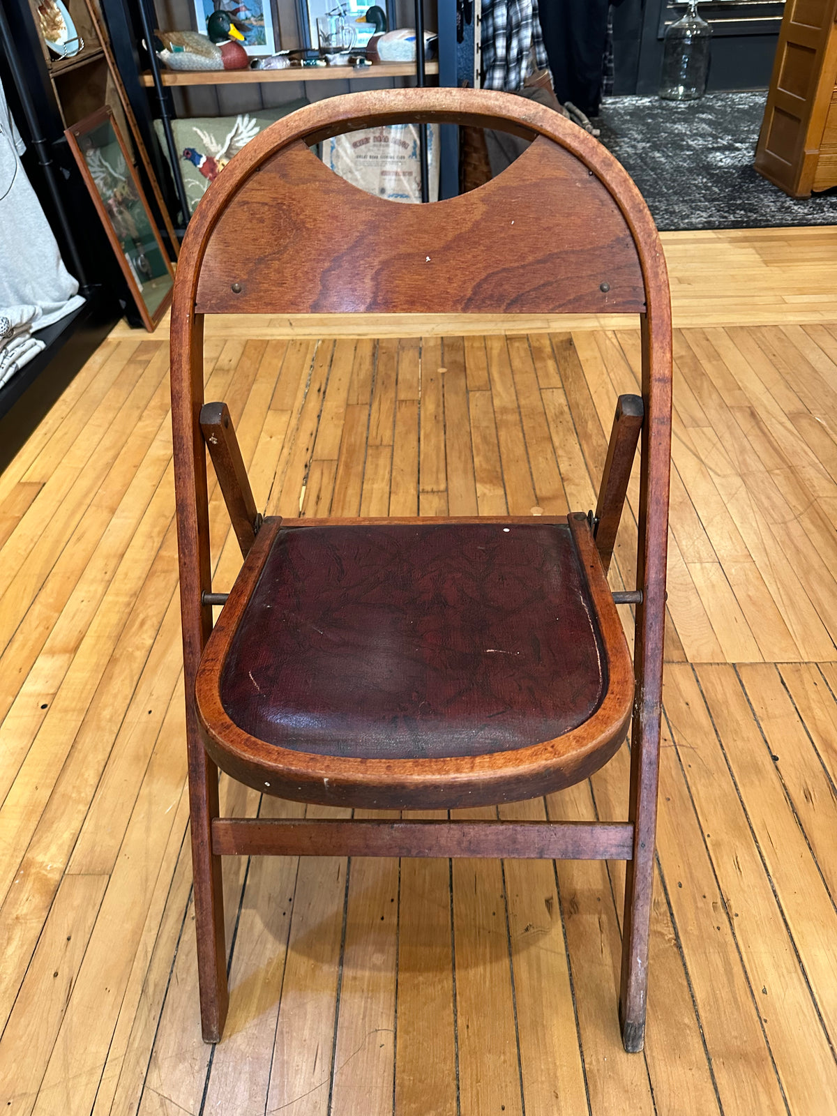 Vintage Wood Folding Chair