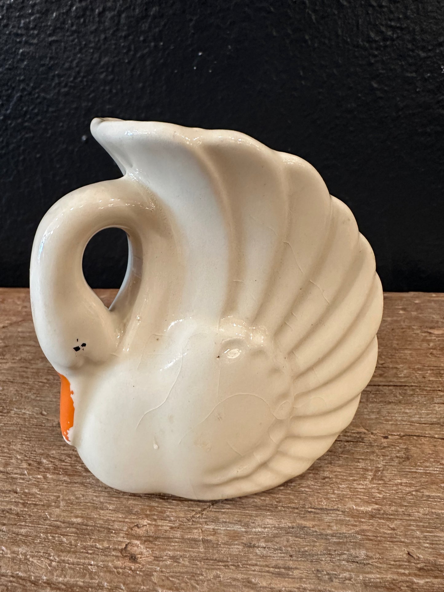 Vintage Swan Planter