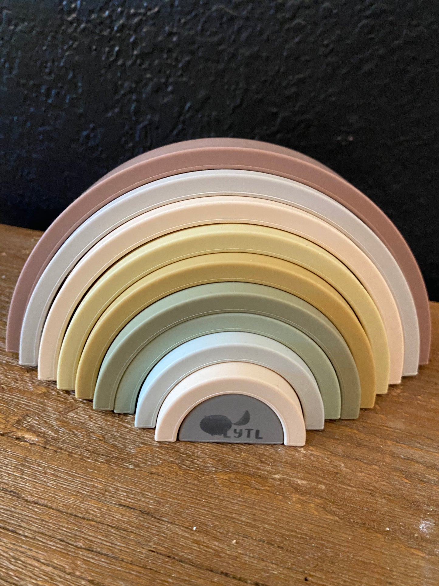 Silicone Stacking Rainbow