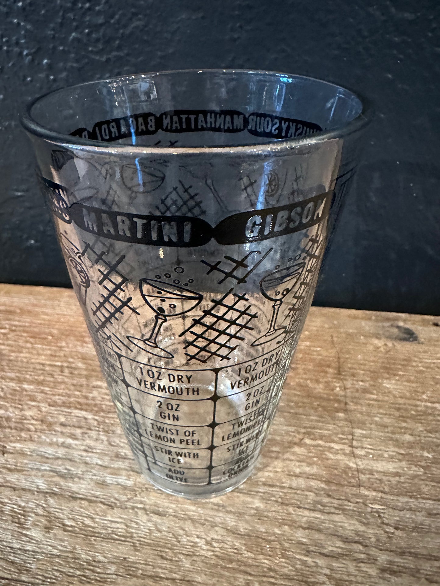 Vintage Recipe Cocktail Shaker