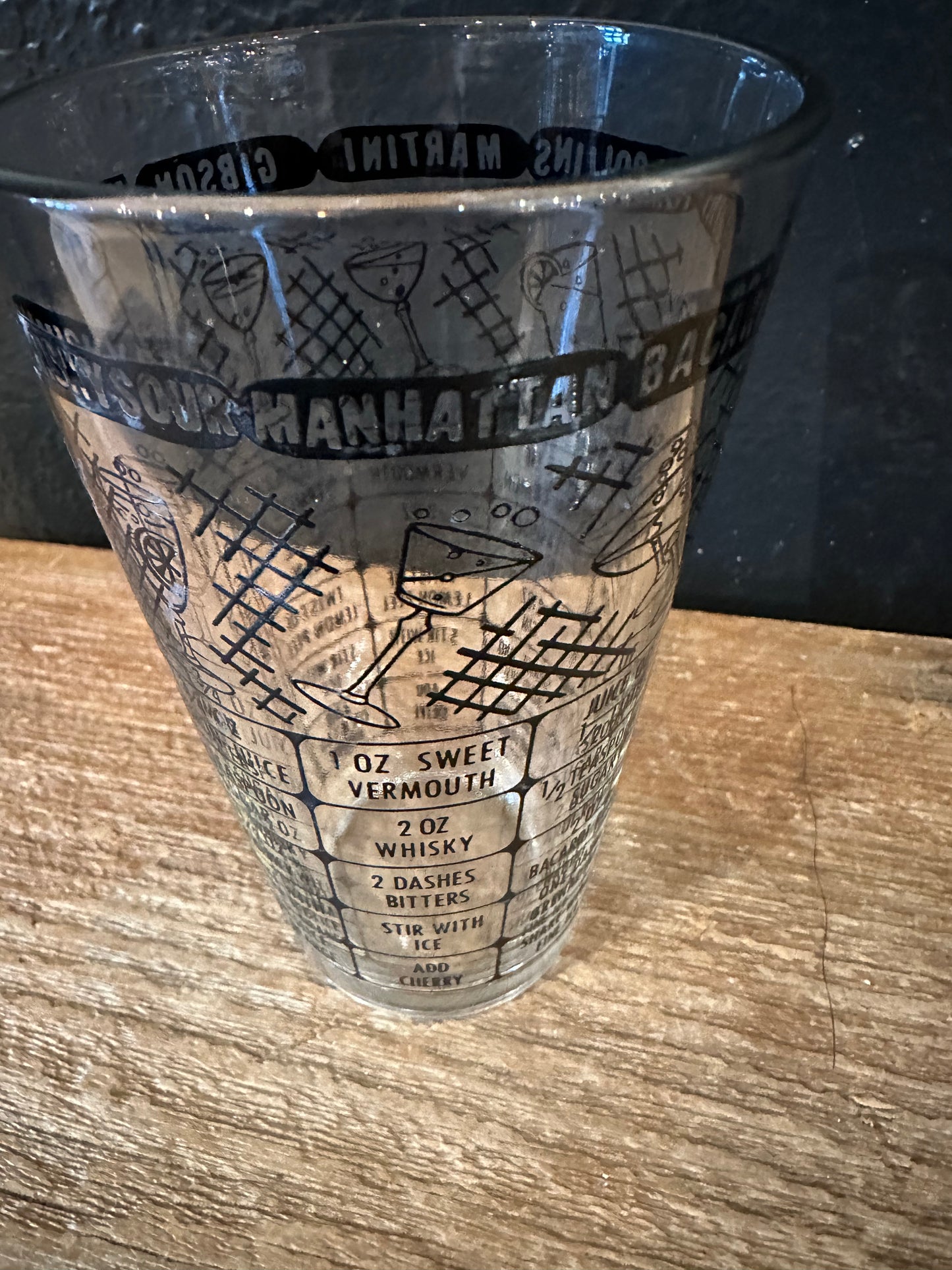 Vintage Recipe Cocktail Shaker