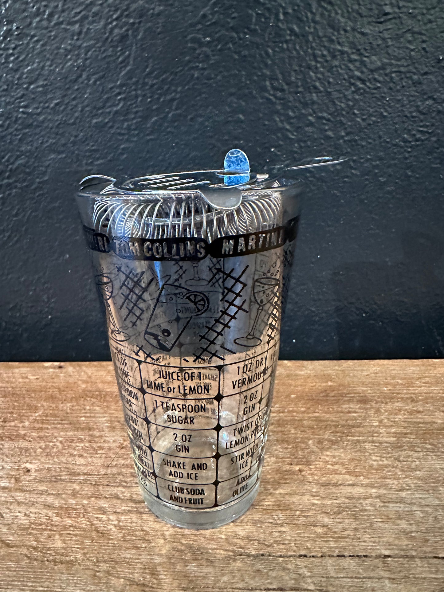 Vintage Recipe Cocktail Shaker