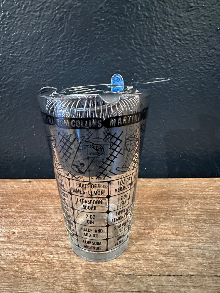 Vintage Recipe Cocktail Shaker