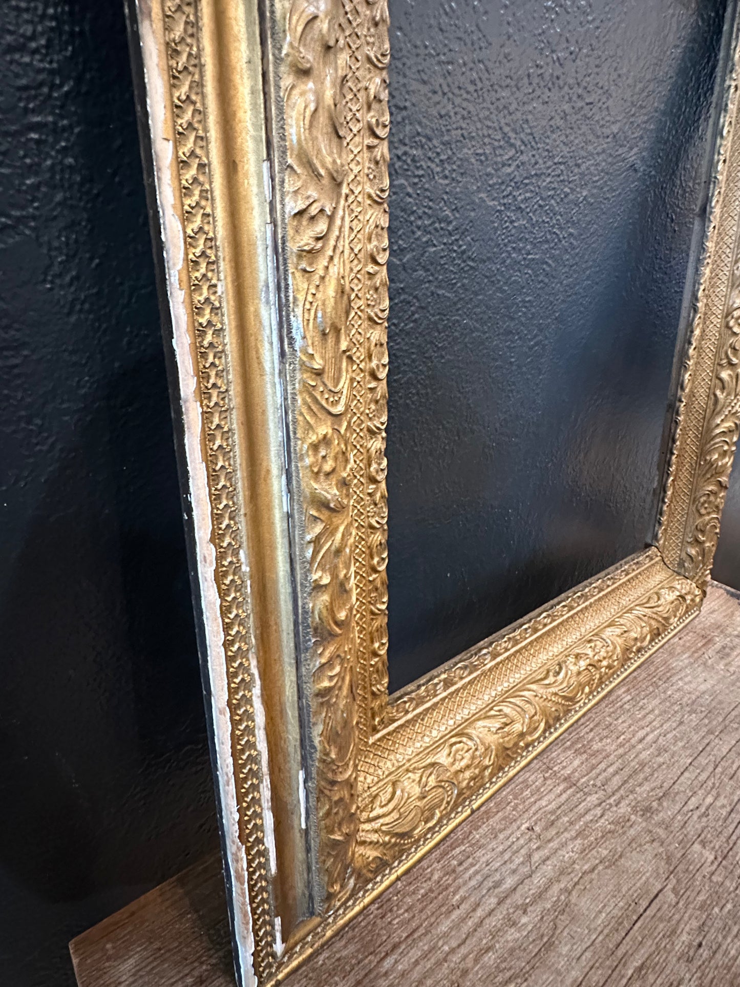 Antique Ornate Wooden Gold Frame