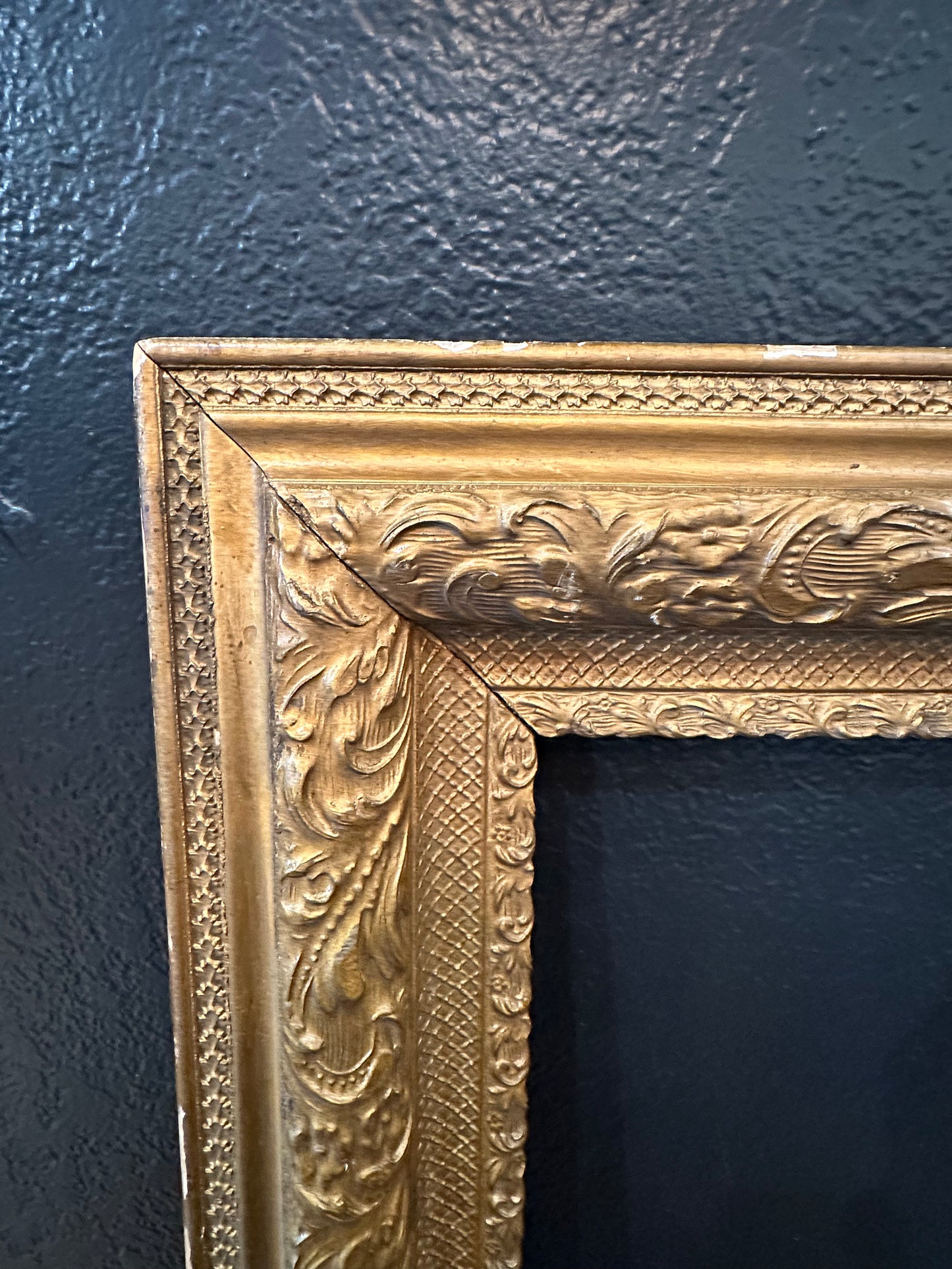 Antique Ornate Wooden Gold Frame