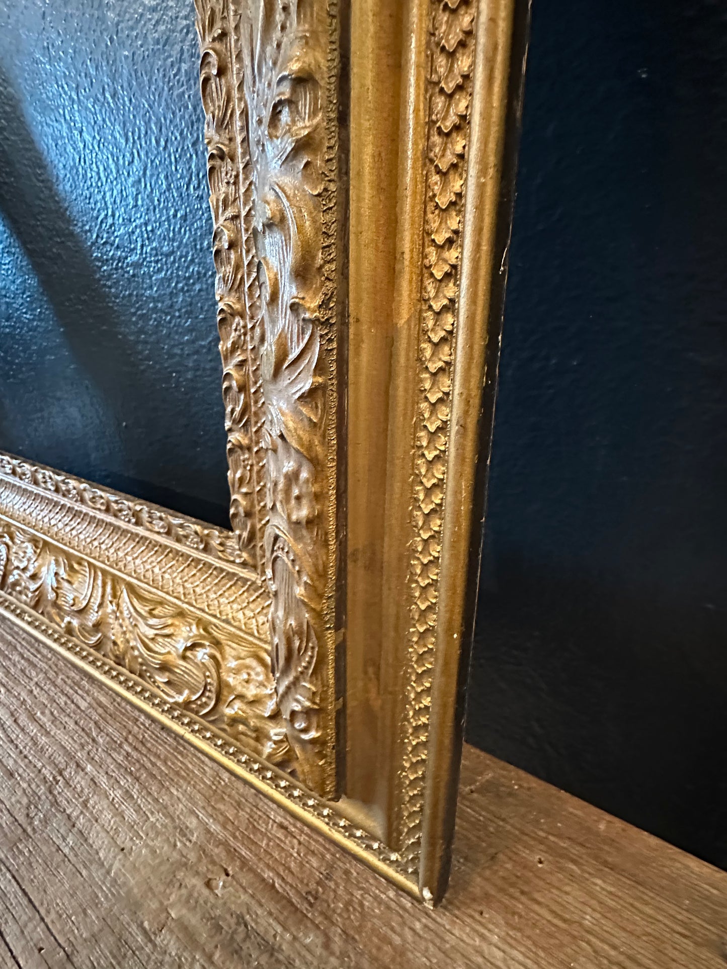 Antique Ornate Wooden Gold Frame